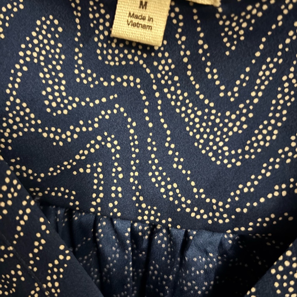 Goodthreads Blue Patterned Dress - Picture 2 of 4